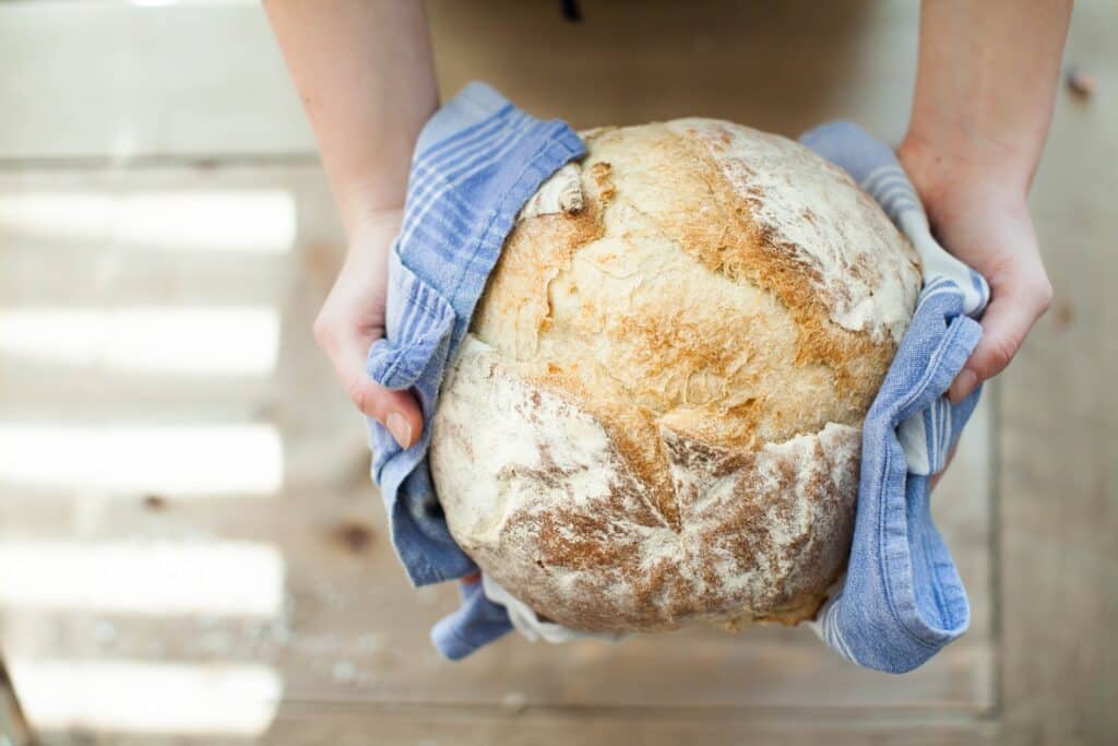 Ein Laib Brot.