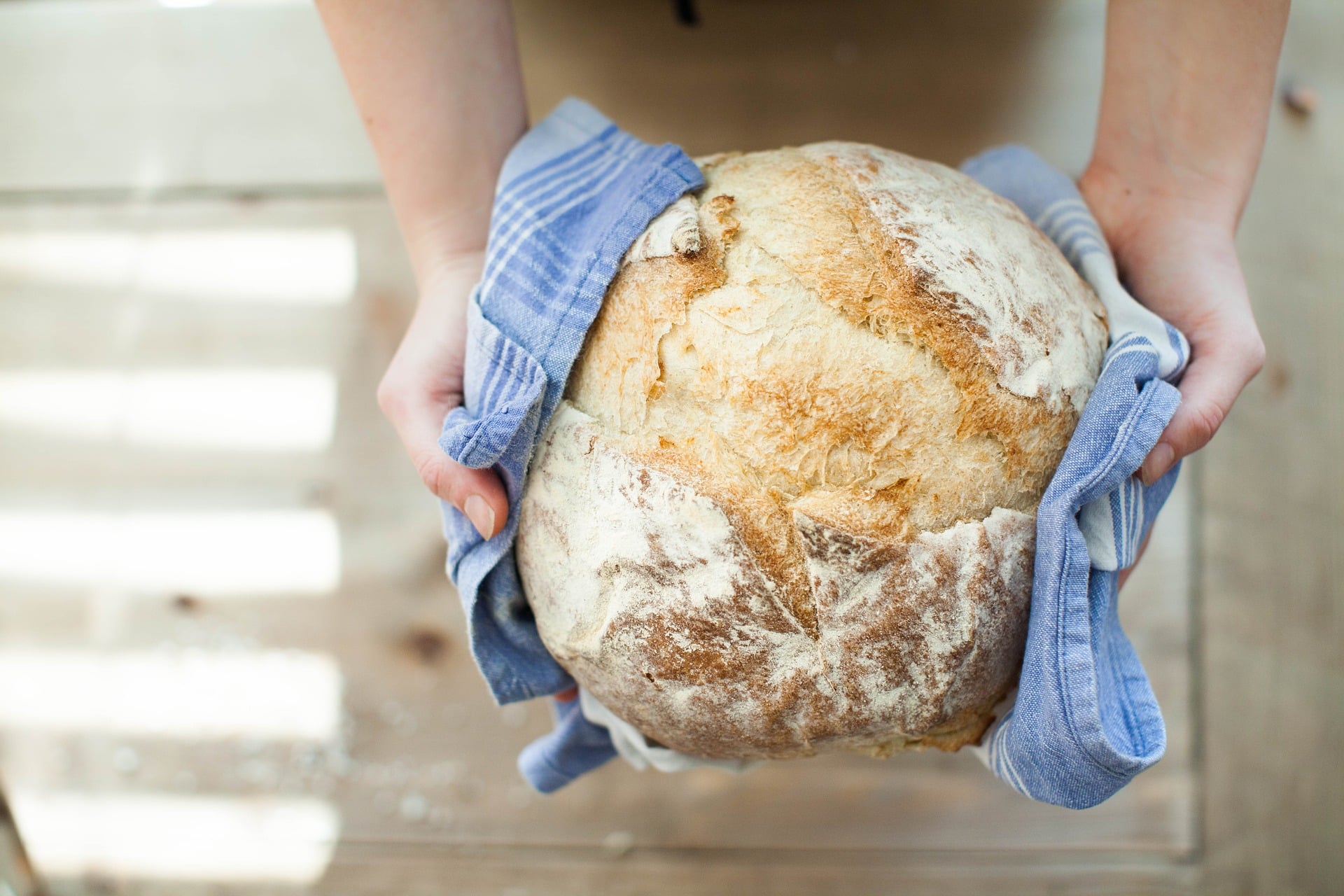 Ein Laib Brot.