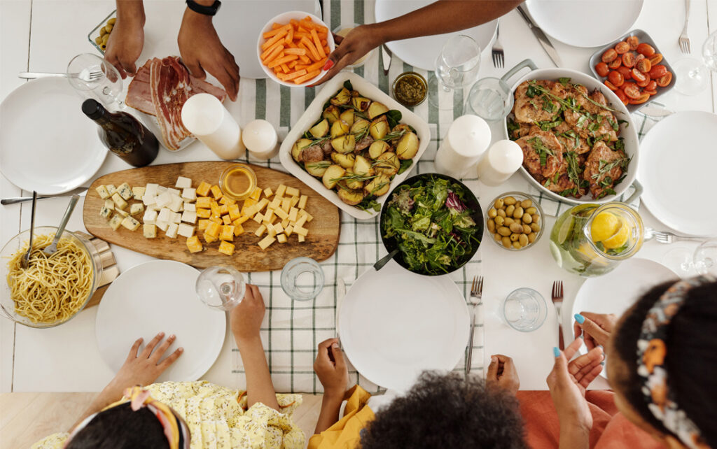 Food Kommunikation am Essenstisch