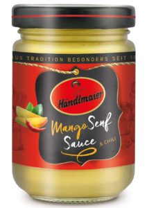 Der Senf-Trend von Händlmaier: Mango-Senf mit Chili