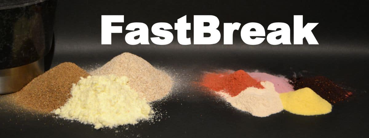 FastBreak-Pulver bei der Entwicklung