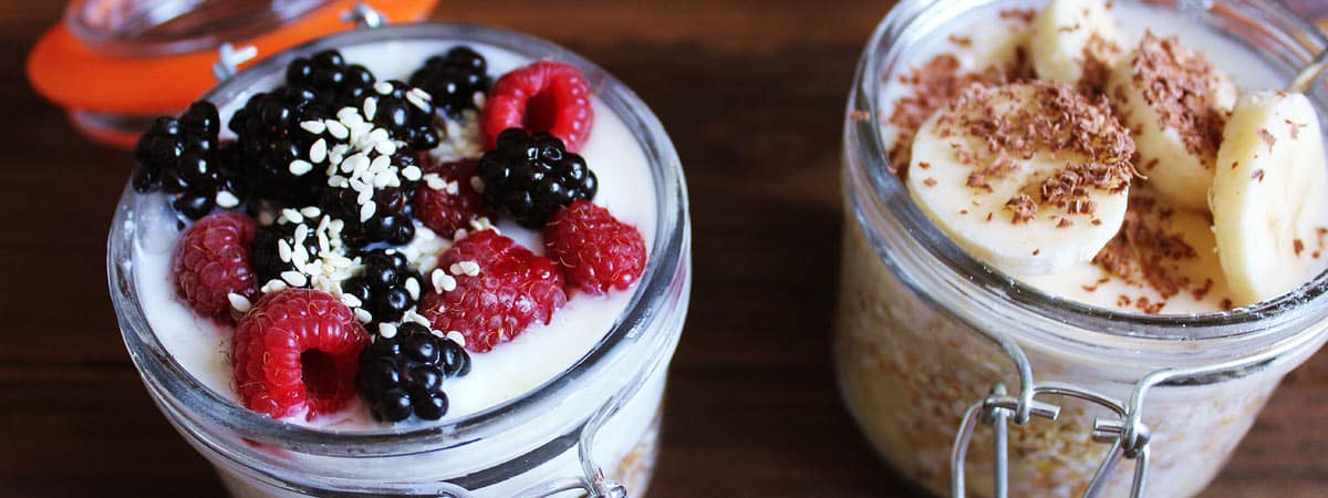 Overnight Oats im schicken Einmachglas