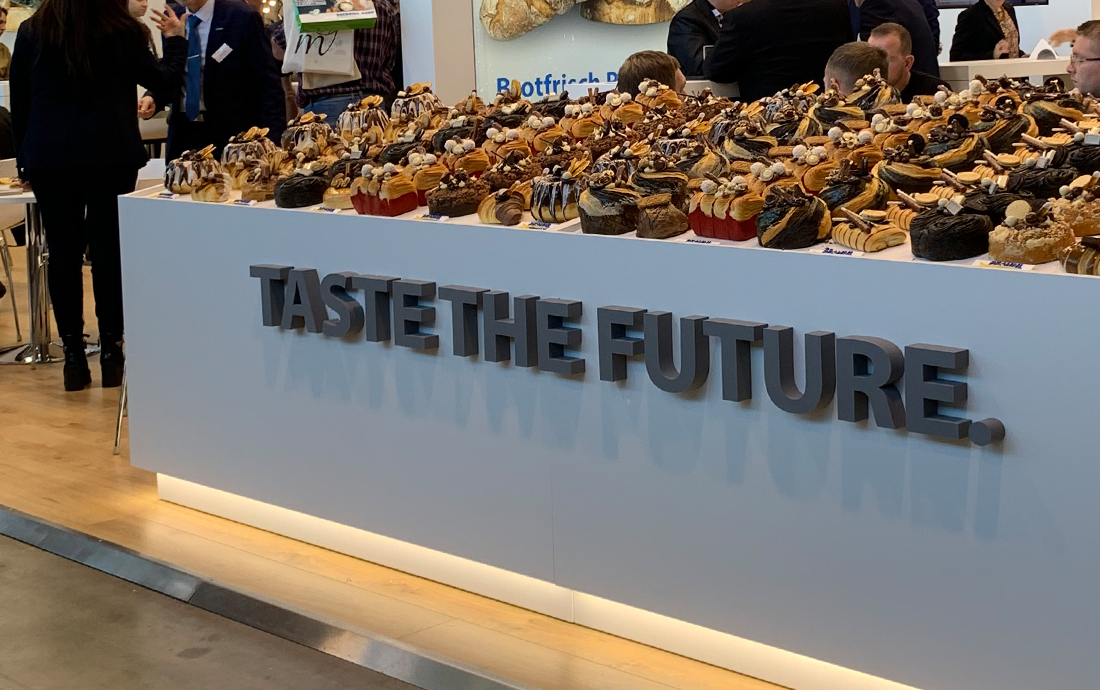 Taste the future Stand auf der südback2024